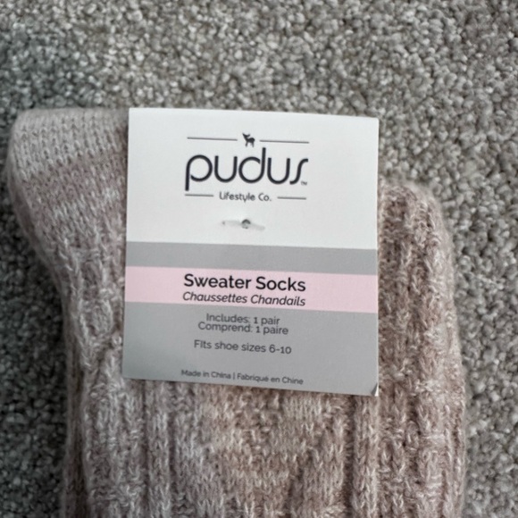 2 Pairs of Pudus Brand New Sweater Socks - Picture 3 of 4